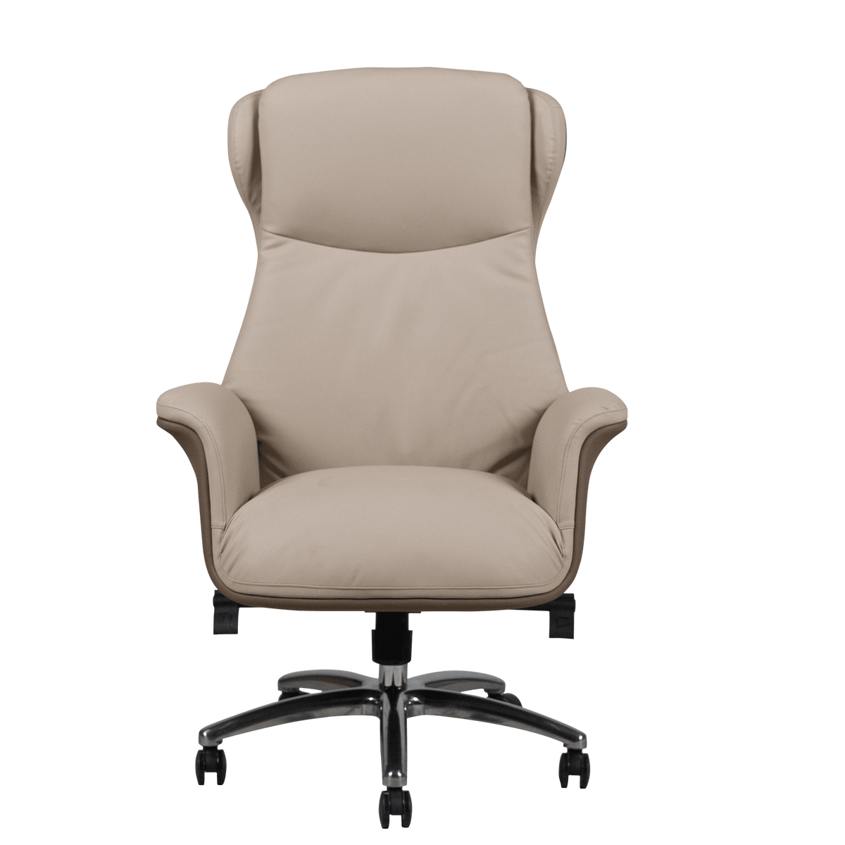 Villegas Furniture Executive PU Leather Office Chair with Lumbar Support