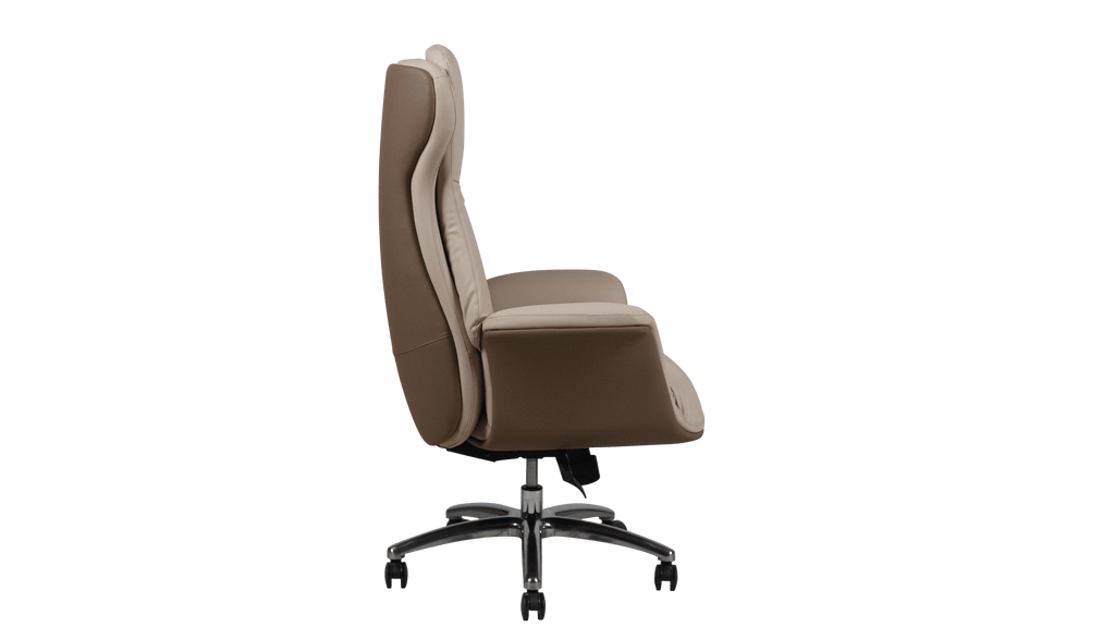 Villegas Furniture Executive PU Leather Office Chair with Lumbar Support