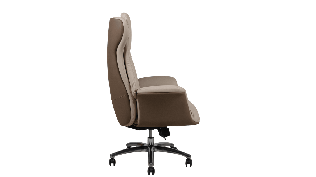 Villegas Furniture Executive PU Leather Office Chair with Lumbar Support