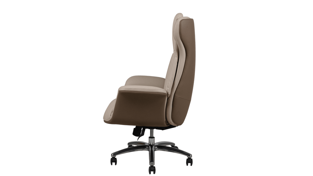 Villegas Furniture Executive PU Leather Office Chair with Lumbar Support